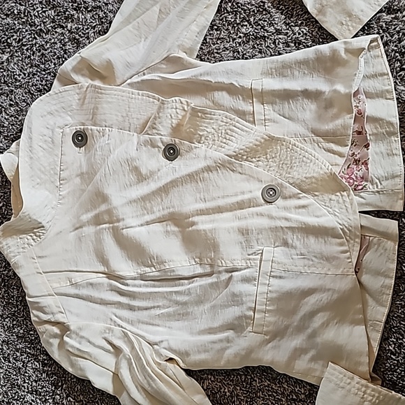 STUNNING FREE PEOPLE ASYMMETRICAL BOHO RUFFLE JACKET - Picture 3 of 10